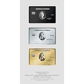 3-Piece American Express Chip/Non-Chip Card Sticker Coating