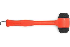 Moscatelli Martillo de Camping Multifuncional, Resistente y Ergonómico con Gancho para Extraer Estacas