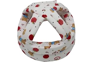 EYANDS Weißer Bär Baby-Schutzhelm - Kleinkind verstellbarer Schutzhelm Hut, weicher Säuglingsschutz-Sicherheitshut, Baby-Kopfschutzmütze zum Gehen, Krabbeln