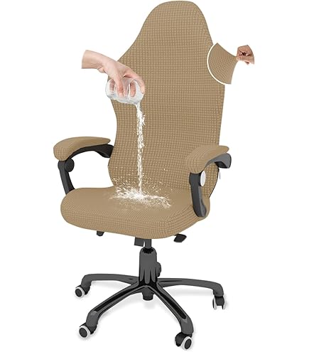 Set 3 Coprisedie Gaming WIYETY - In Peluche Nero, Lavabile, Per Sedia Ufficio O Gaming, Taglia XL - Foto 9