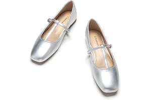 C.Paravano Scarpe Mary Jane da Donna | Ballerine da Donna con Punta Quadrata