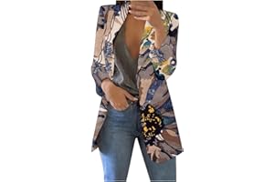 SCBFDI Coat Damen Oversize Festliche Coktail Mantel Langen Ärmeln Businesse Woman Gestreiftes mit Reverskragen Slim