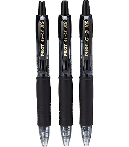 Pilot - Set Di 3 Mini Penna Roller Inchiostro Gel G2 XS7 Pixie Tracciato 0 4 Mm Sfera