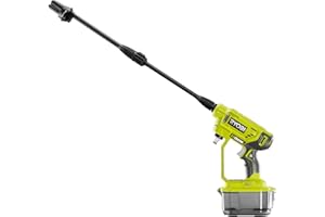 Ryobi RY18PW22A-0 Akumulatorowa Myjka Środkowego Ciśnienia, 18V, Dysza Turbo do Trudnych Zastosowań Czyszczących