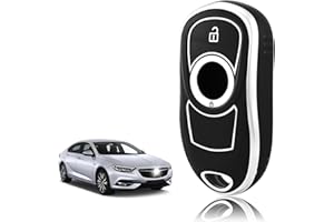 TOOMUME Schlüsselhülle TPU, Autoschlüssel Hülle 2 Tasten Passt für Opel Vauxhall Insignia B Astra K Corsa E Zafira C Meriva B Buick Encore Envision Verano, Schlüsselcover Schutz Schlüsselgehäuse