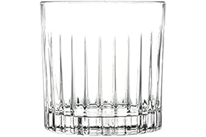 RCR Cristalleria Italiana S.p.a. Linea Timeless | Bicchieri da Acqua in Vetro Moderni Set 6 Bicchieri di Cristallo da 36 Cl