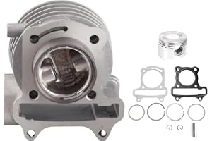 Ombyggnadssats för motorcylinder med kolvringstiftspackning Högpresterande storborrningscylinderenhet för mopedskoter GY6 80C