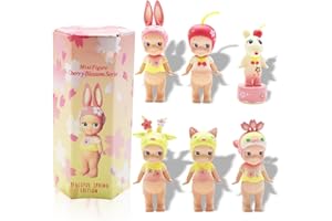 JXADVOK 1PCS Mini Angel Anime Figures with Sealed Box,1Pcs Random Angel Statues Decorative Toys,Cute Collectors Figure for Kids Adults,Mini Figure Limited Edition Pink
