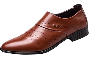 Angbater Men's Loafers Casual Business Slip on Dressy Formal Classic Shoes