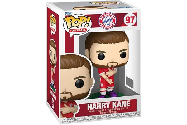 Funko POP! Fotboll: FC Bayern München – Harry Kane – samlarbar vinylfigur – presentidé – officiell merchandise – leksak för b