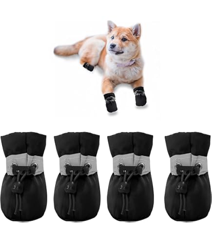 Scarpe Per Cani ARBLINA - Impermeabili Con Suola Antiscivolo E Riflettenti - Foto 3