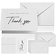 18pk Thank You Cards Multipack with Envelopes, A6 Thank You Greeting Cards For Weddings, Birthdays, Graduations, Thank You Cards Pack Thankyou Cards, Thank You Card Set Thank You Notes