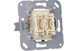 JUNG 505U Mecanismo Interruptor, 10 AX / 250 V, Doble interruptor