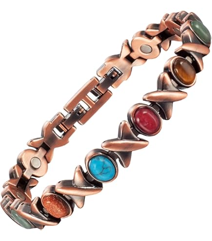 Cavigliera Magnetica In Rame Per Dolori Articolari - Con MagnetI Per Artrite E Infiammazione - Foto 14