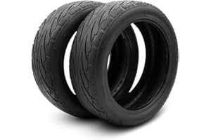 Urban Prime 10'' Tyre X2, Kit pneumatici per monopattini elettrici pollici Unisex adulto, Nero, Confezione da 2