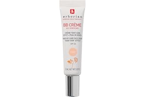 Erborian - BB Crema de Ginseng - Crema Perfeccionadora 5-en-1 - Cuidado con efecto "piel de bebé" 5-en-1 Cuidado facial con SPF 20 - Cosmético Coreano - Claro 15 ml