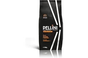 Pellini N.9 Cremoso, Caffè in Grani per Espresso 1kg, Miscela Arabica e Robusta dal Gusto Ricco e Armonioso, Caffè in Chicchi a Tostatura Media