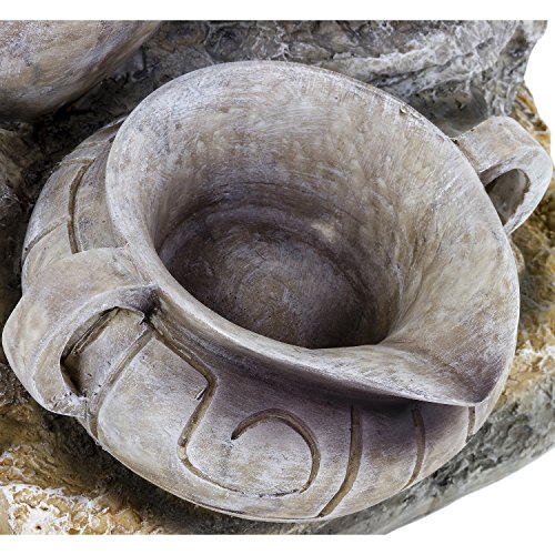 STILISTA® Gartenbrunnen Modell DIONYSOS, 83 x 70 x 75 cm, inkl. Pumpe - 5