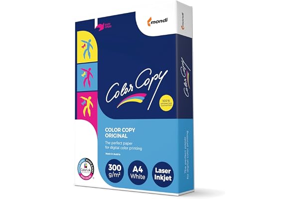 Color Copy - Papier de qualité supérieure Blanc 300 g/m² A4 - Ramette de 125 feuilles