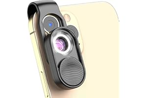 Apexel 100x Mini microscopio per fotocamera smartphone, obiettivo LED portatile illuminato con cavo di ricarica USB
