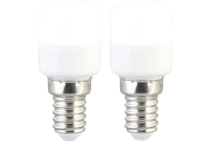 ‎LUMINEA Luminea Kühlschrankbirne: 2er-Set LED-Kühlschranklampen, E14, T25, 150 lm, 2 W, tageslichtweiß (LED-Mais E14 kaltweiss, Mais tageslichtweiss, Einbaustrahler)