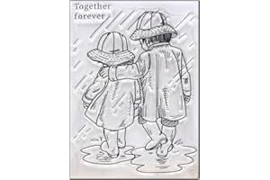 ECMQS Für Immer Liebe DIY Transparente Briefmarke, Silikon Stempel Set, Clear Stamps, Schneiden Schablonen, Bastelei Scrapbooking-Werkzeug