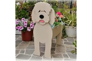 EIMOPE Cute Flower Pot Dog Planter, Creative Dog Planters Flower Planter Pot Garden Planters, Pet Dog Flower Pot Garden Pots Flower Planter for Flower Cactus Air Plants Home Office Decoration