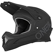 O'NEAL Fullface Mountainbike-helm, MTB DH Downhill FR Freeride, ABS-schaal, magneetsluiting, overtreft robuust ABS, Sonus helm Split V.23, volwassenen, zwart/grijs, maat L