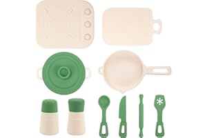 TYRY.HU Cocina Juguetes de Silicona para niños Accesorios,Conjunto de Utensilios de Cocina,Utensilios de Cocina al Aire Libre,Juego de rol para Infantil para Niños Niñas