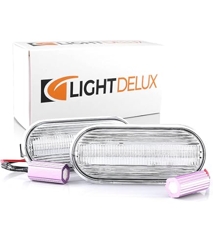 Crystal Clear Side Indicator Flashing Lights Set For Seat Mii, Skoda Citigo, VW Up (LST, Pair)