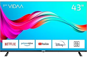 DYON Smart 43 VX - 43 Zoll (108 cm) Full-HD Smart TV mit HD Triple Tuner (DVB-C/-S2/-T2), App Store, Prime Video, Netflix, YouTube, DAZN, Disney+, waipu.TV, Hotelmodus