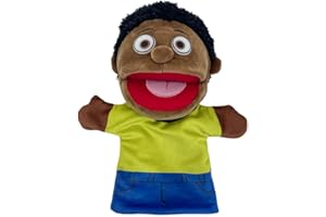 LOMTRATS Marionnettes familiales,Comprend Grand-père,Grand-mère,Papa,Maman,Fille,Fils avec Bouche Ouverte Mobile,parfaites pour raconter des Histoires,enseigner,Cadeaux d'anniversaire,1 Pcs