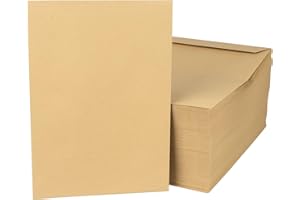 ‎DRUCK.DE 100 Stück B4 Versandtasche 120 g/m² Materialstärke, Haftklebestreifen, Versandkuvert Verpackung, braune Versandtasche