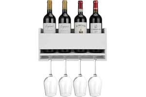 Halcent Botelleros Vino Madera Botellero Pared Estante de Vino