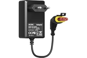 RENGOGA 28V 1.3A Netzteil Ladegerät kompatibel mit Husqvarna Automower 105, 305, 310, 315, 315X, 405X, 415X, 310 Mark II, 315 Mark II, Gardena R50Li, R70Li, R80Li, Sileno City, Life, Minimo Mähroboter