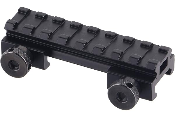 FOCUHUNTER Riser Mount Aluminium 20mm Weaver/Picatinny Base de Montage de Portée avec écrou QD