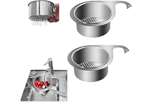 AHSBND Siebkorb Aus Edelstahl In Schwanenform Für Die Spüle, Edelstahl Schwan Spüle Sieb Korb Wasserhahn Hängender Filterkorb, Eckspülbecken-Sieb Küchenspüle Abfluss Korb(2PCS)