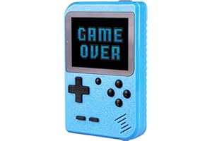 Fiotasy Kid Handheld Mini Games Console with 500 Classic Games, 2.8” Screen, 1020mAh Battery, Portable Video Game Console, Mini Handheld Game for Boy Girl, Christmas Birthday Gift for Children