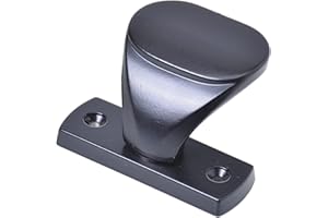 Aqbau® Poignée de porte fixe pour porte de cadre - Noir