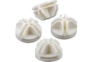 IFAMIO 40 connettori in plastica per cubi metallici, angoli di ricambio per armadietti modulari e mensole a cubo (bianco)