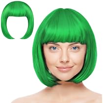 TMK Bob-Perücke, Farbe Pflaume – Für Karneval, Cosplay, Halloween, Vielseitig Stylbar, Einheitsgröße (1 Stück)