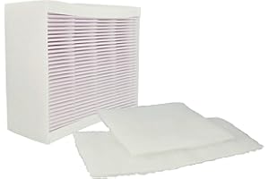 vhbw Filter-Set kompatibel mit Vallox ValloPlus 270 MV, 270 SC, 270 SE Luftbefeuchter, Luftreiniger - 3X Ersatz-Filter