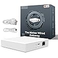 NALACAL Matter ZigBee Gateway, Smart Home Hub Wired Bridge, Smart Hub Gateway, Multi-protocol Communication Gateway, remote control, Support Smart Things, Homekit and Tuya, Require 2.4GHz WiFi