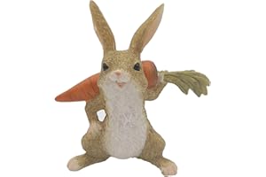 Gemmia Miniature Garden Rabbit Figurine- Good Harvet Happy Rabbit
