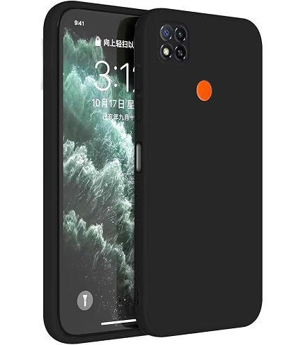 Cover Per Xiaomi Redmi 10A/9C Con Protezione Schermo Integrata – Custodia 360° Antiturto Militare – Trasparente E Nero