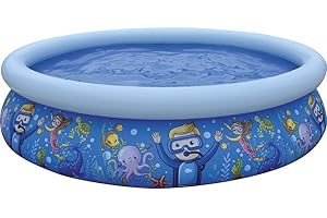 Jilong Piscinetta Gonfiabile 205x47cm Mondo Marino Jleisure Bambini