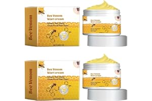 BAGALQIO 2 pcs Lenaro Bee Venom Wart and Tag Remover, Lenaro Bee Venom Mole and Wart Treatment Cream,Bee Venom Wart Remover Cream, Easy Application & No Irritation