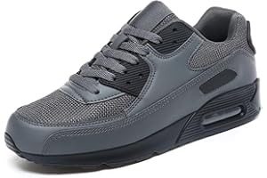 MANZOOR Homme Air Running Chaussures de Course à Pied Tendance pour avec Coussin d'air Baskets Femme Sneaker décontractées pour la Marche Le Tennis Le Basket-Ball la Gym Les Sports