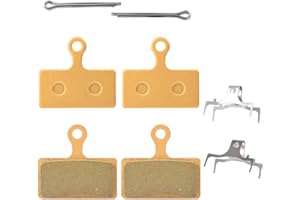 Icreopro 2 Pairs Bicycle Disc Brake Pads for Shimano Deore XT XTR SLX DBP-G02A.(Multi-Metallic,Resin,Semi-Metallic,Sintered Metal)