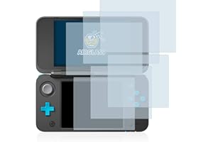 brotect Glass Screen Protector Film compatible with Nintendo 2DS XL (3 Pack) - Glass-Foil 9H Protection [Scratch Resistant, High Clarity]
